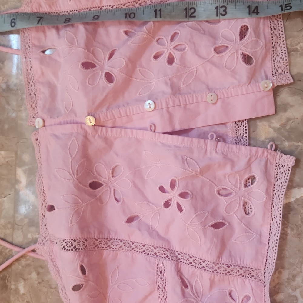 ZARA PINK CROPPED TOP - Picture 7 of 9